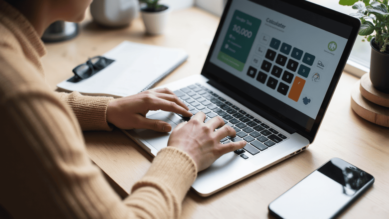 Entrepreneur Working on South African PAYE Calculator at TaxCalculator24